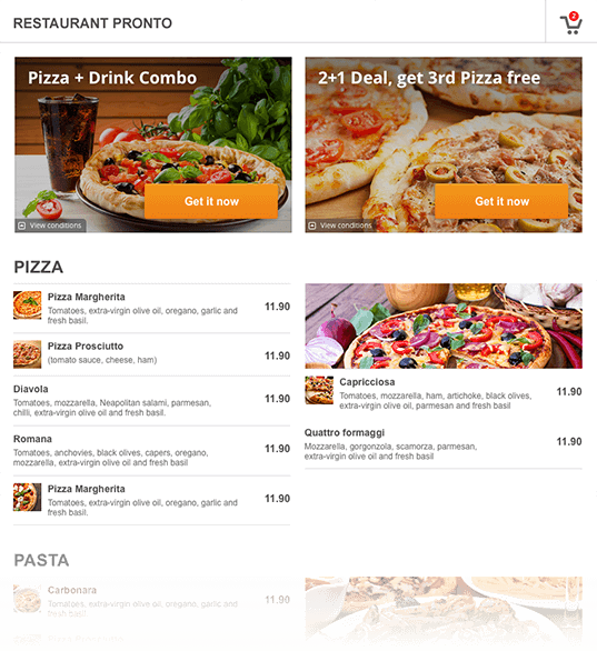 Features – Pronto Food Online